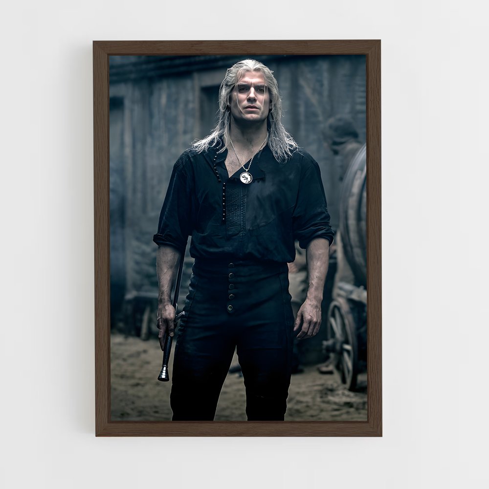 ap-geralt of rivia-1 cadre Bois foncé