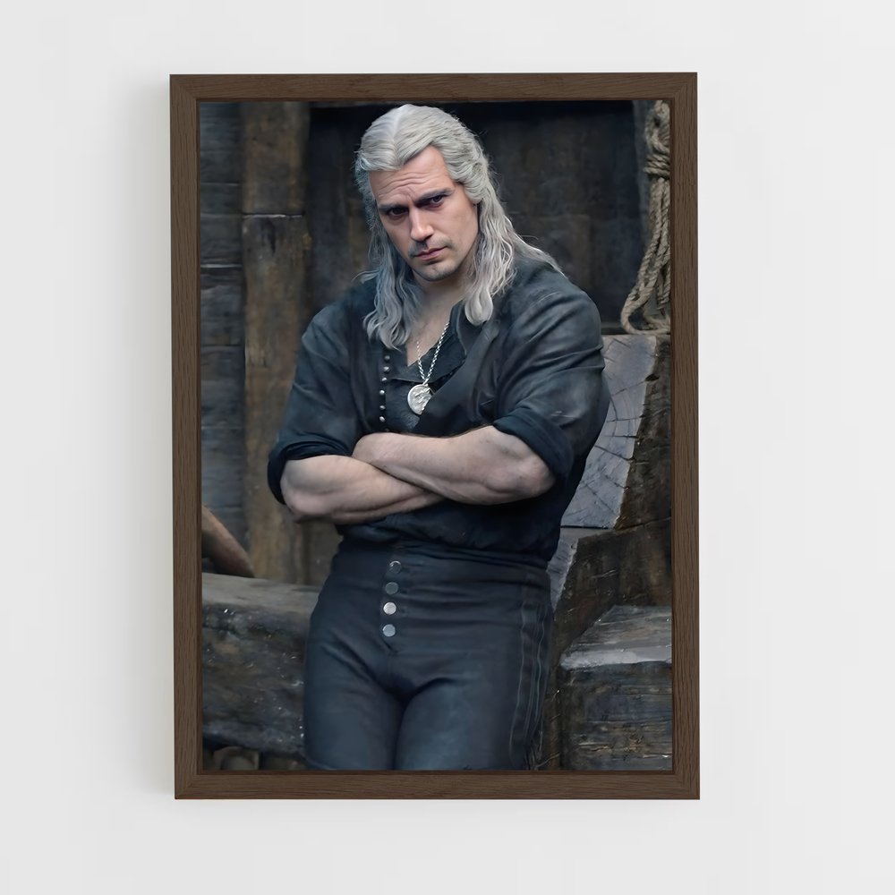 ap-geralt of rivia-7 cadre Bois foncé