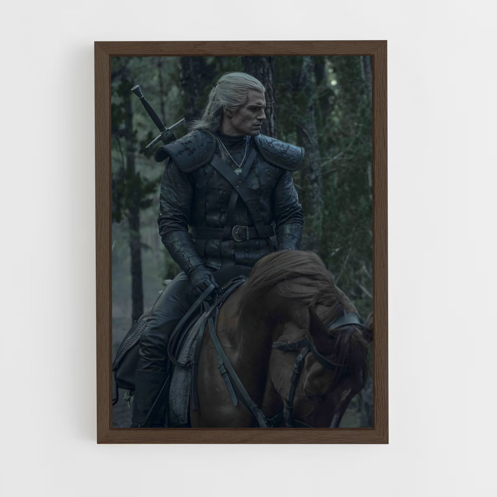 ap-geralt of rivia-8 cadre Bois foncé