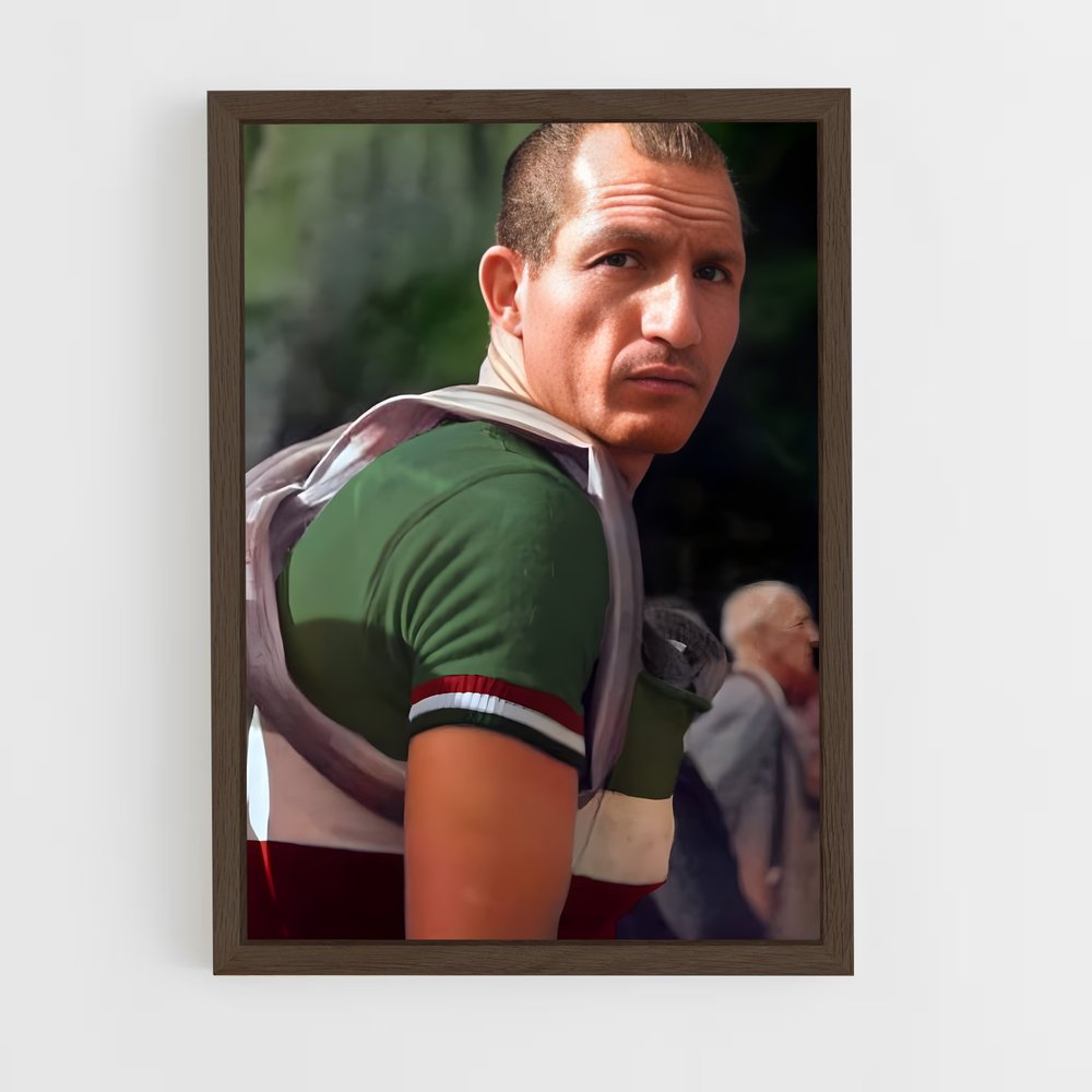 ap-gino bartali-3 cadre Bois foncé