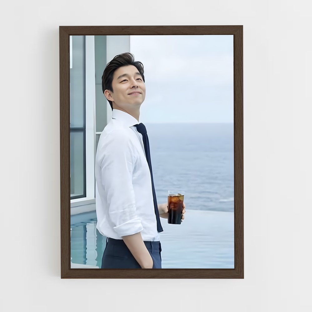 ap-gong yoo-2 cadre Bois foncé