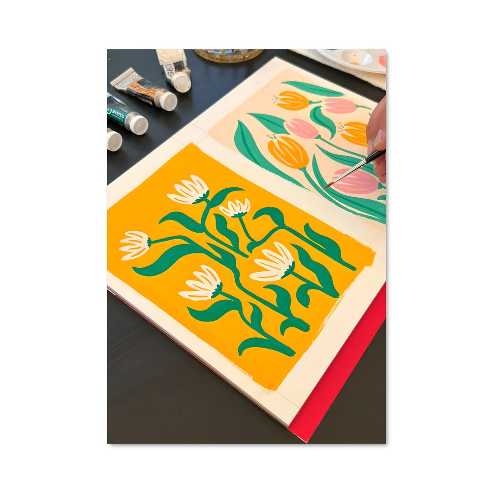 Poster Palette de Fleurs