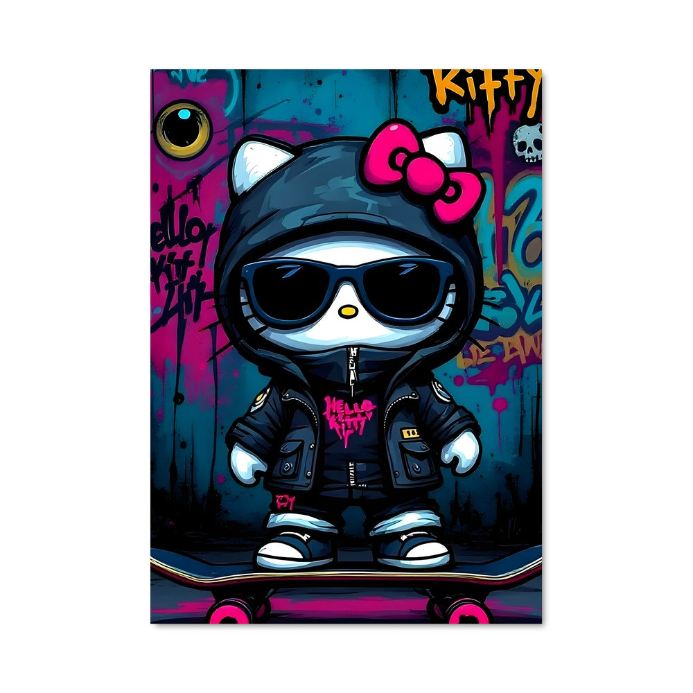 Poster Kitty Skatewear
