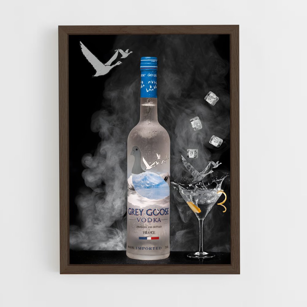 ap-grey goose-2 cadre Bois foncé