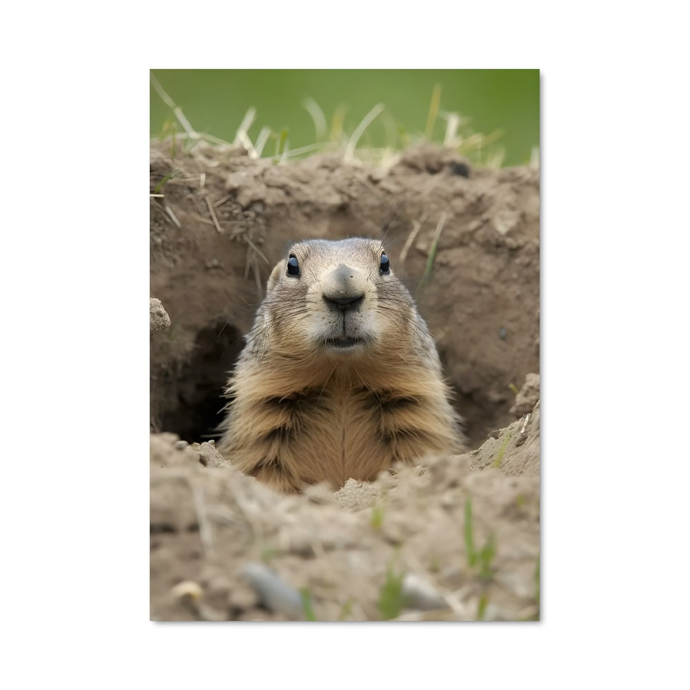 Poster Le Regard du Marmotte