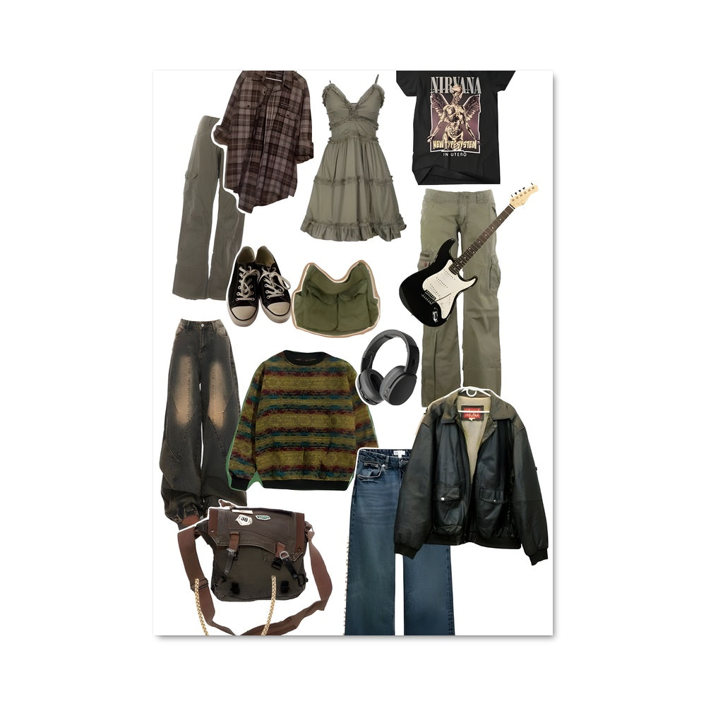 Poster Grunge Chic