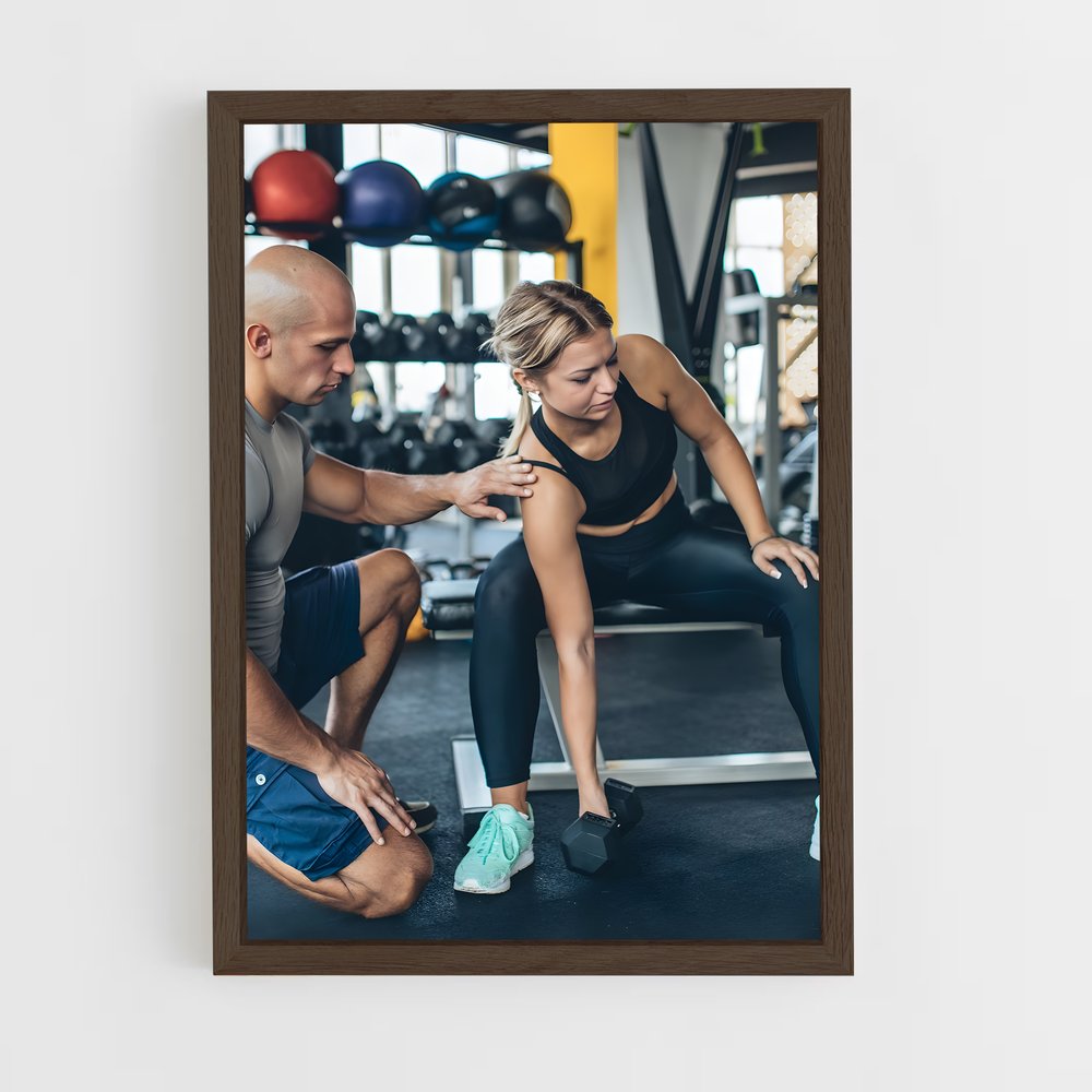 ap-gym trainer-11 cadre Bois foncé