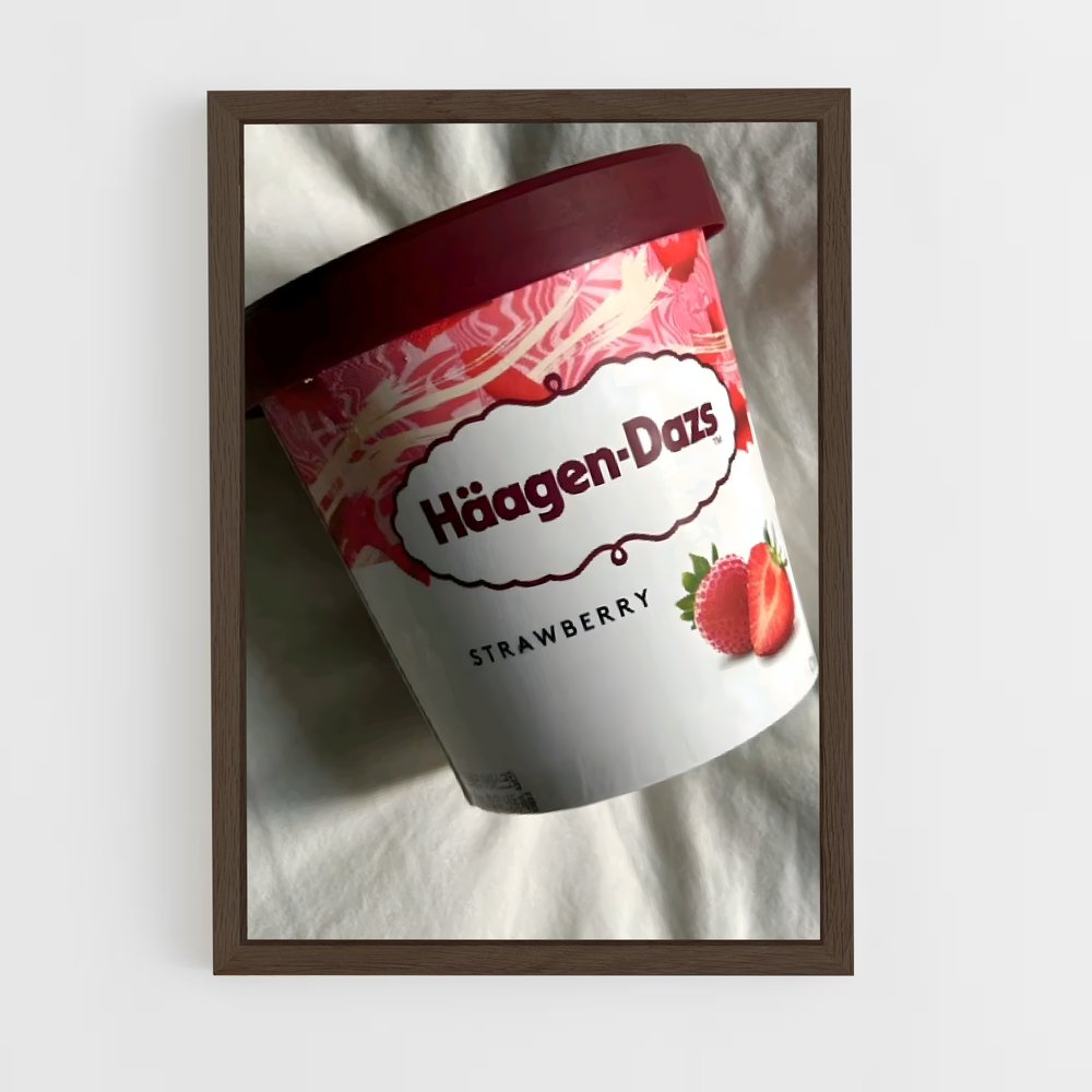 ap-haagen dazs-2 cadre Bois foncé