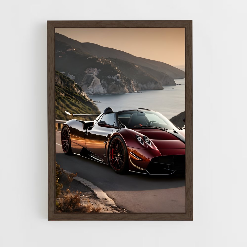 ap-huayra bc roadster-1 cadre Bois foncé