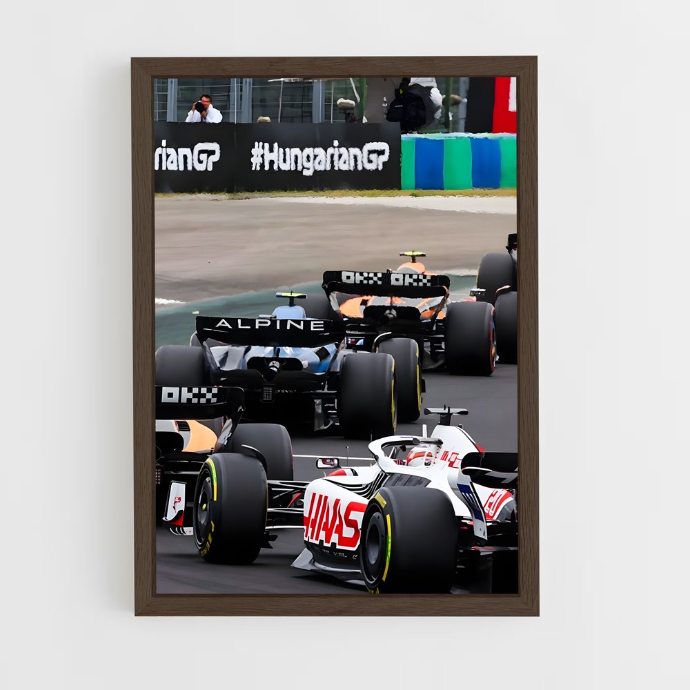 ap-hungarian grand prix-1 cadre Bois foncé