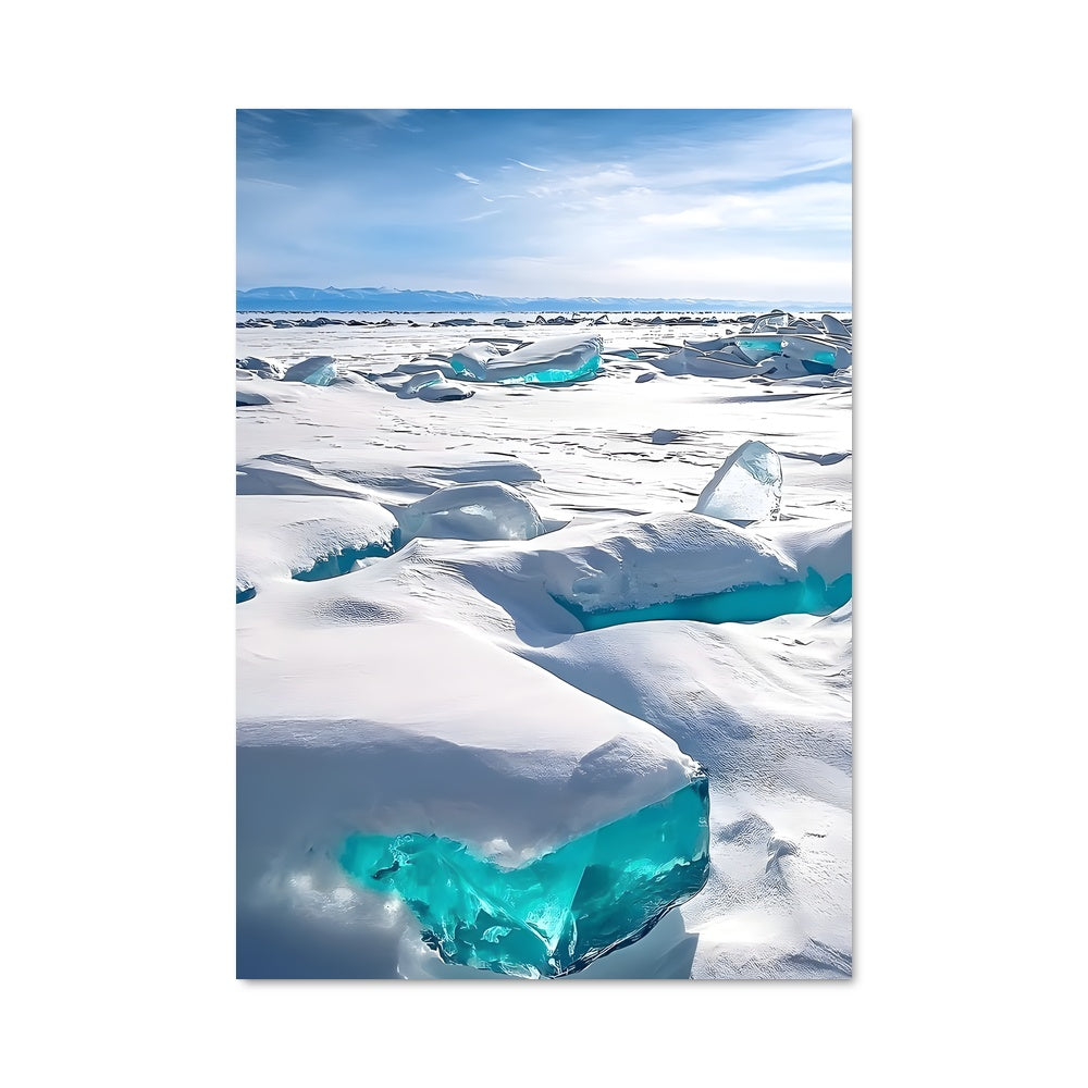 Poster Reflet Glaciaire