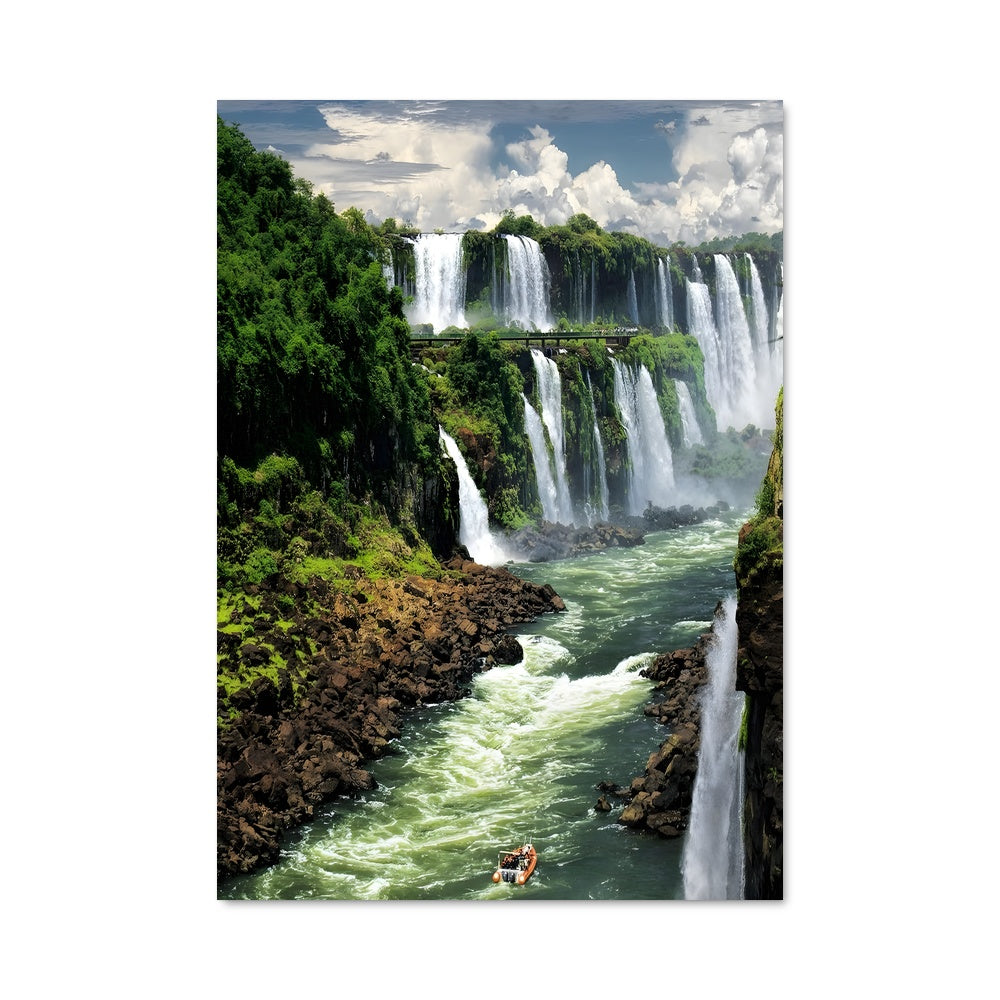 Poster Cascade Aventure