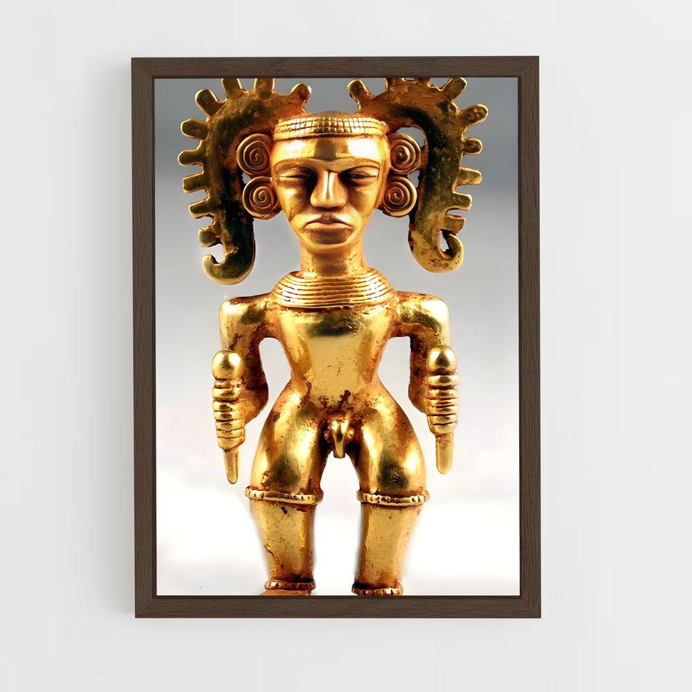 ap-inca gold-3 cadre Bois foncé