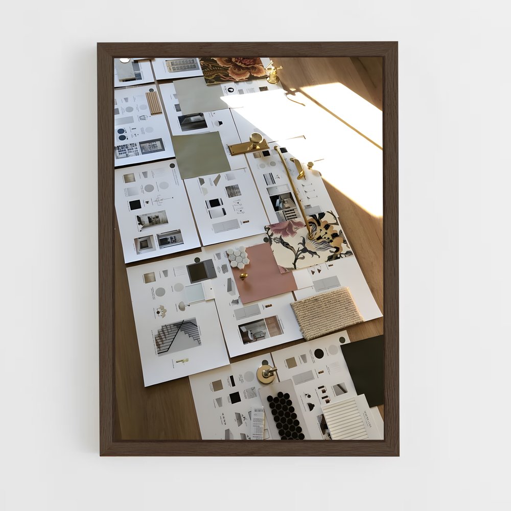 ap-interior designer-3 cadre Bois foncé