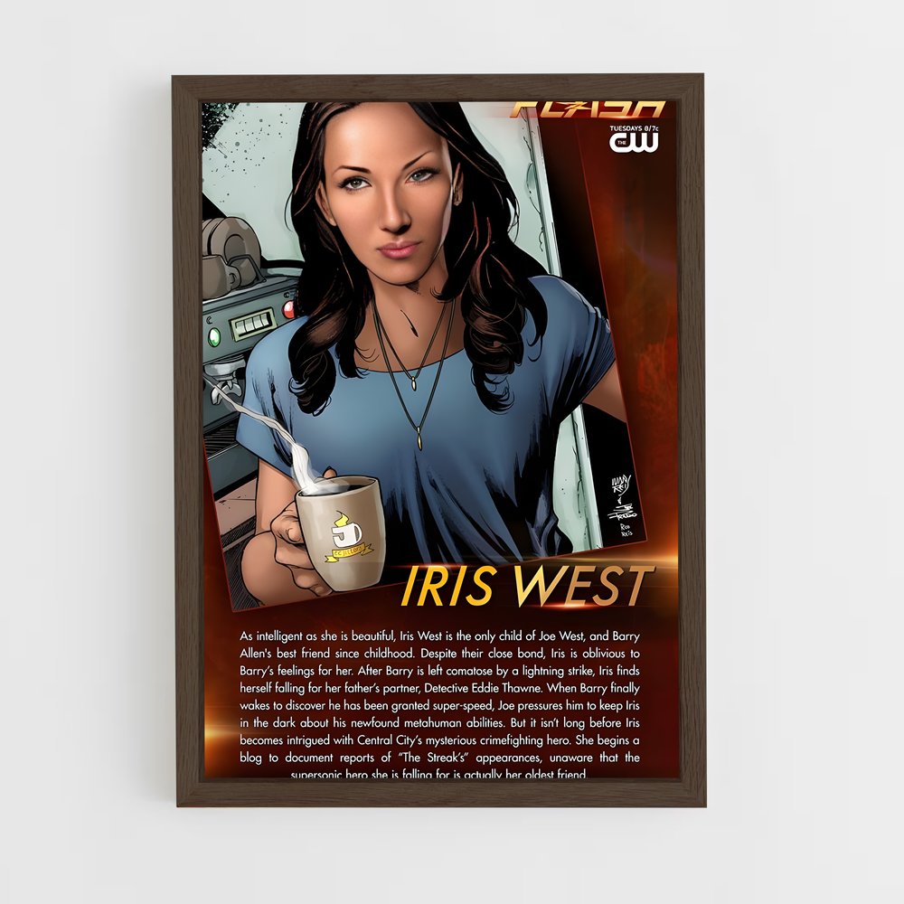 ap-iris west-5 cadre Bois foncé