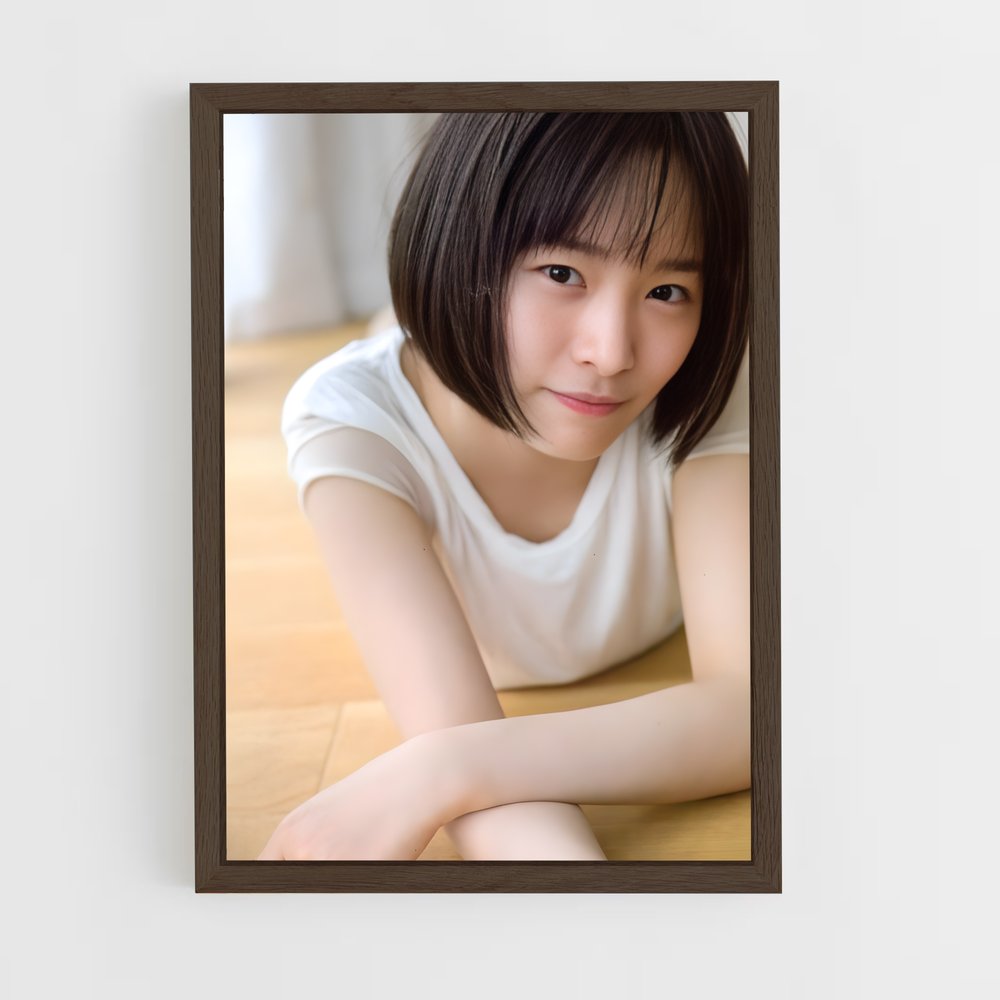 ap-ishiguri kanami-4 cadre Bois foncé