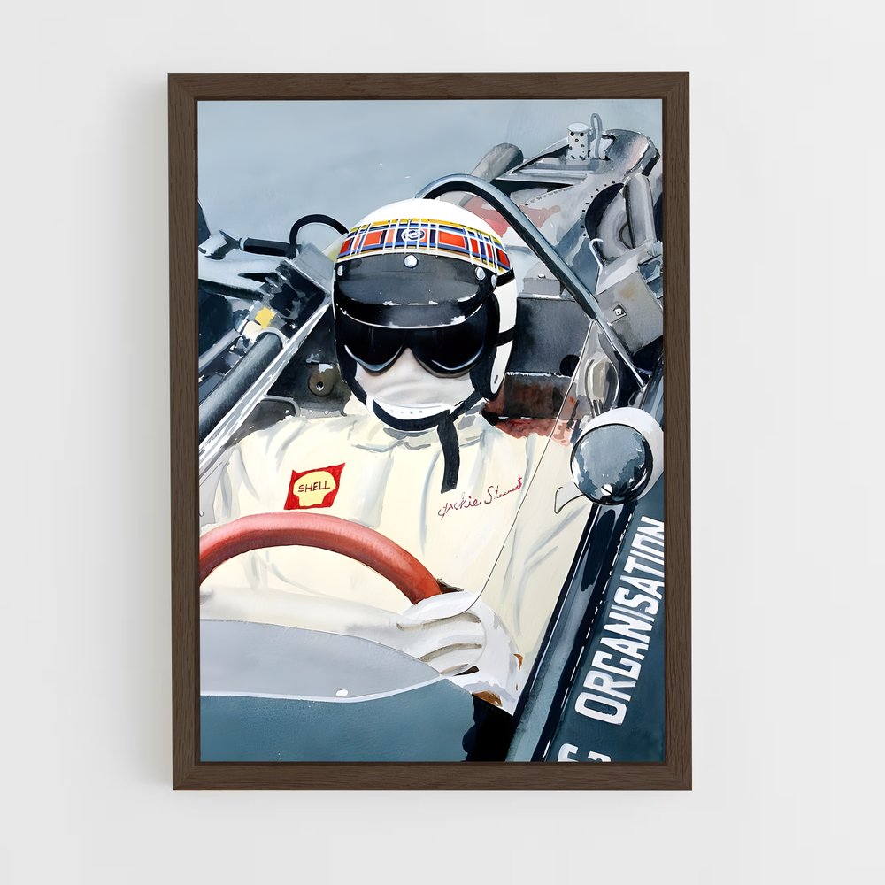 ap-jackie stewart-3 cadre Bois foncé