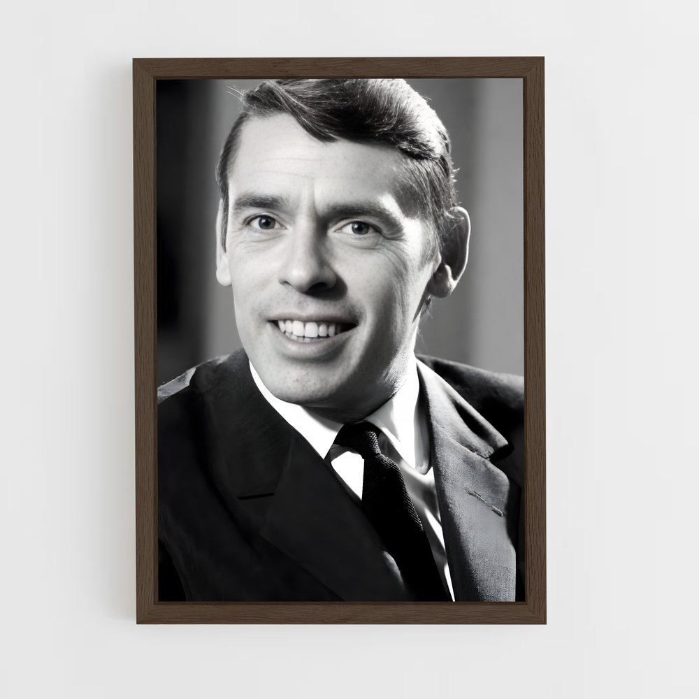ap-jacques brel-3 cadre Bois foncé