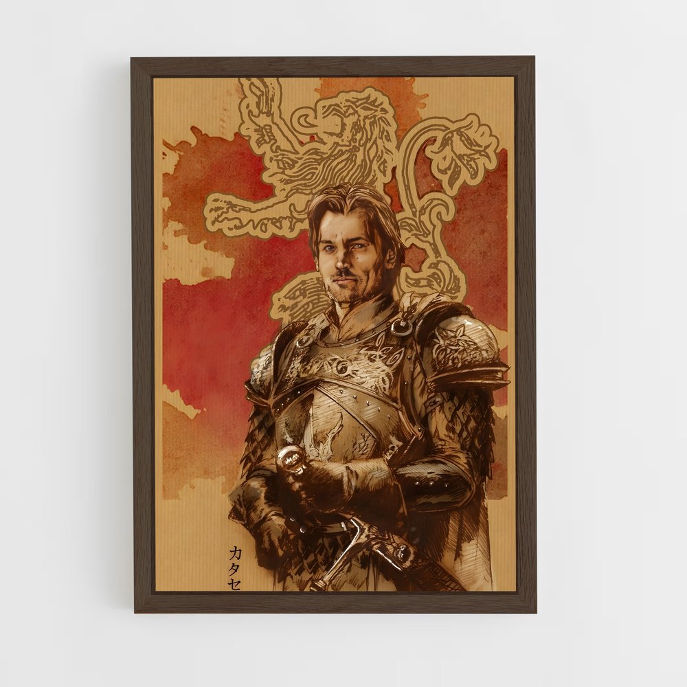 ap-jaime lannister-6 cadre Bois foncé