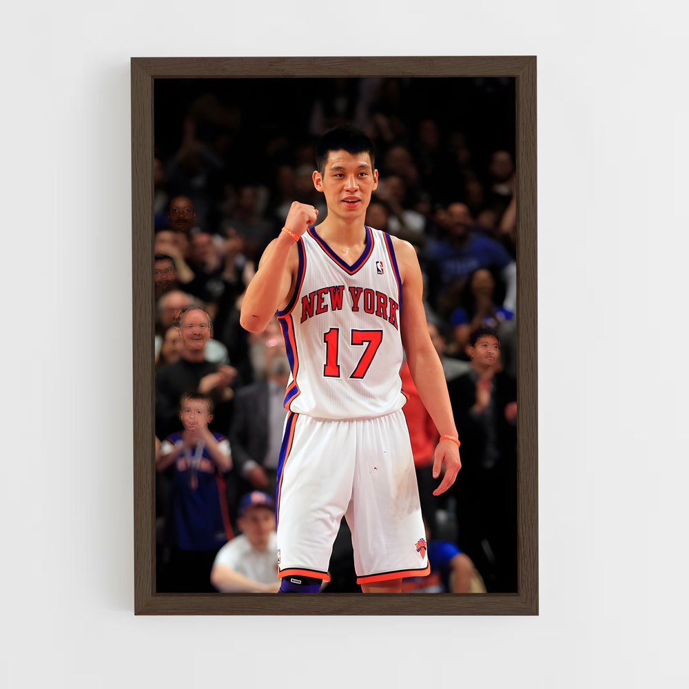 ap-jeremy lin-5 cadre Bois foncé