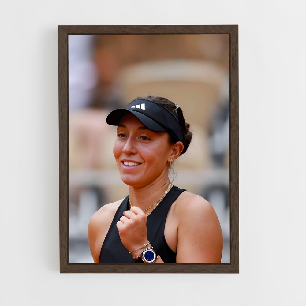 ap-jessica pegula-1 cadre Bois foncé