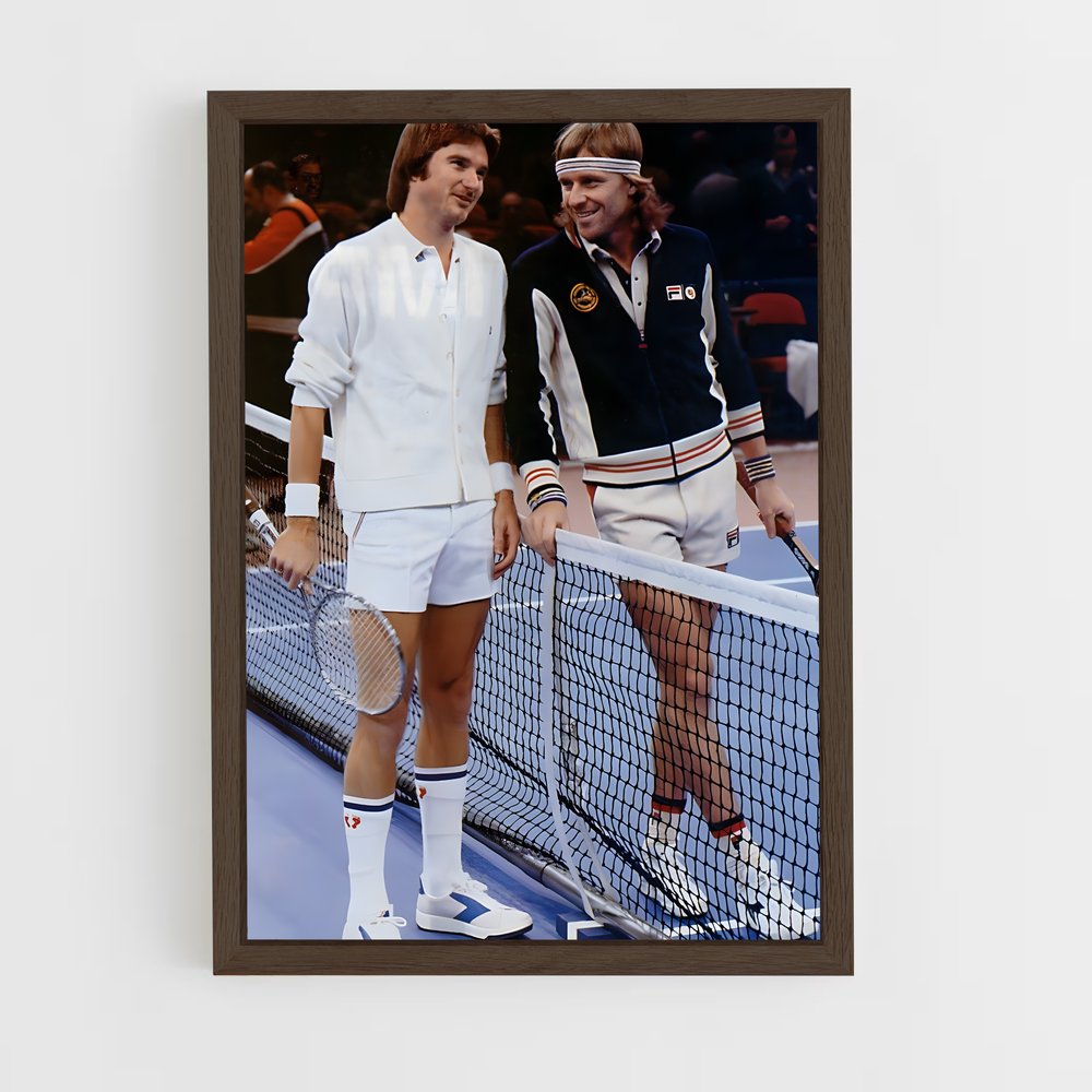 ap-jimmy connors-4 cadre Bois foncé