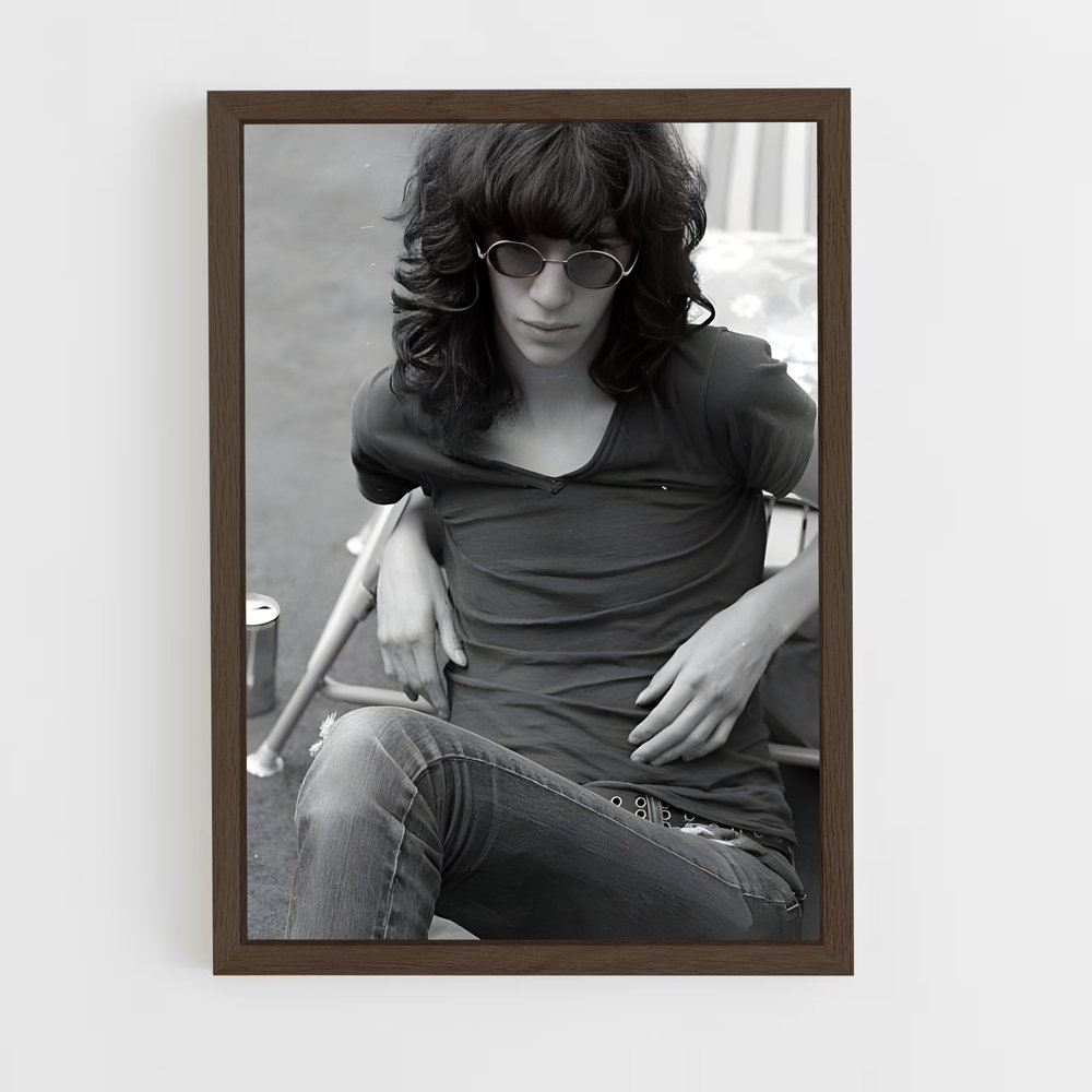 ap-joey ramone-3 cadre Bois foncé