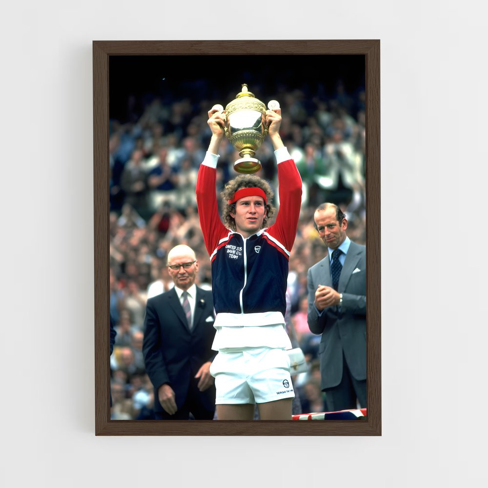 ap-john mcenroe-3 cadre Bois foncé