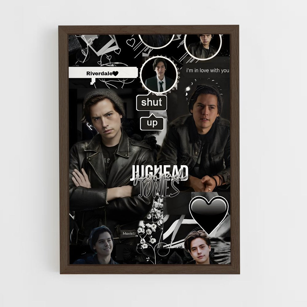 ap-jughead jones-3 cadre Bois foncé