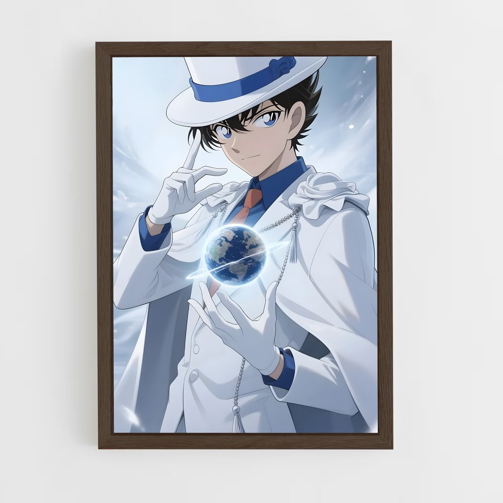 ap-kaito kid-2 cadre Bois foncé