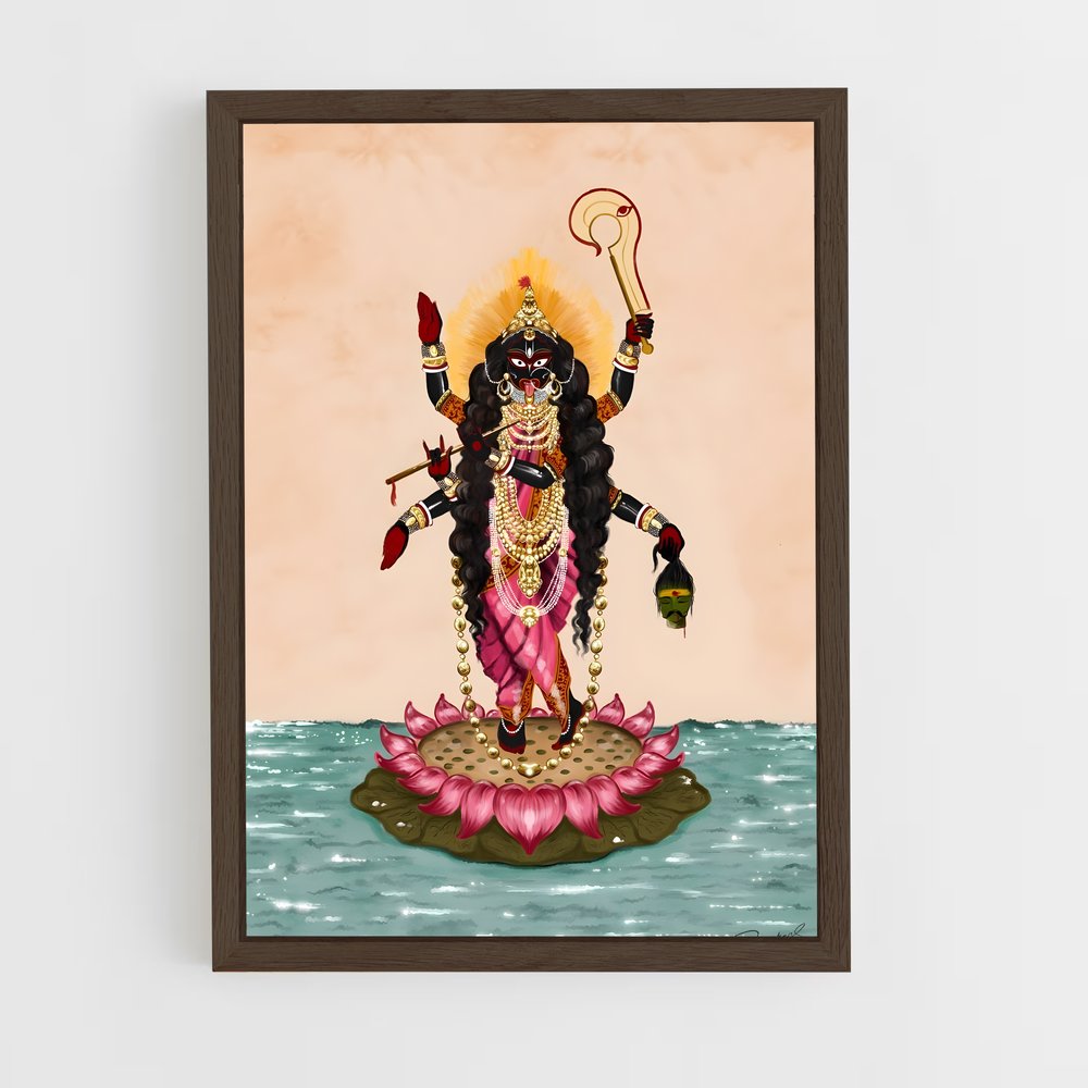 ap-kali-10 cadre Bois foncé