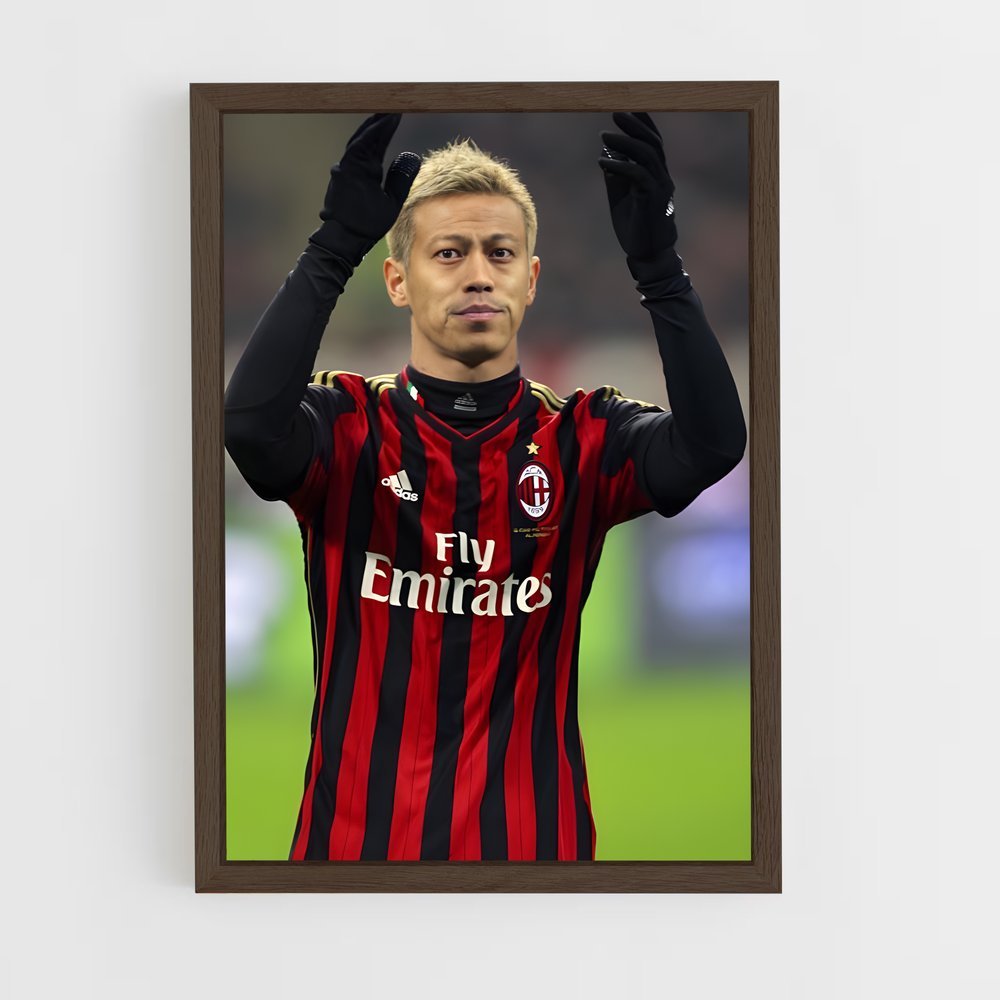 ap-keisuke honda-6 cadre Bois foncé