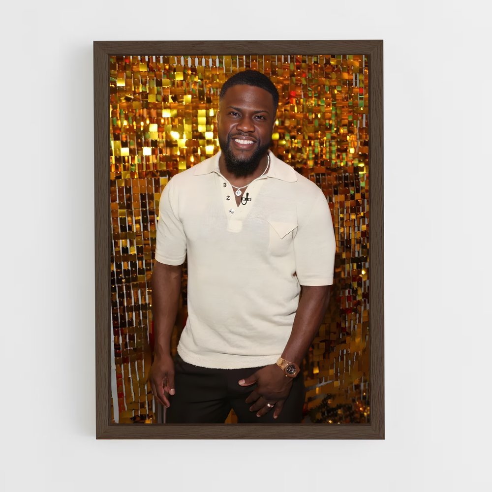 ap-kevin hart-2 cadre Bois foncé