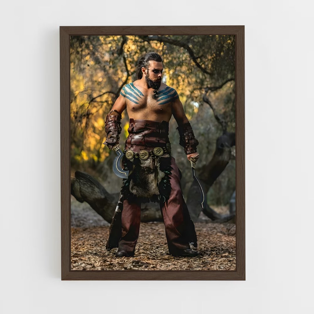 ap-khal drogo-4 cadre Bois foncé