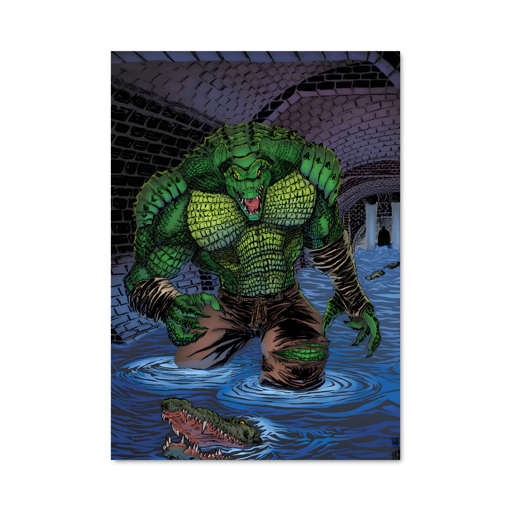 Poster Croco-Green