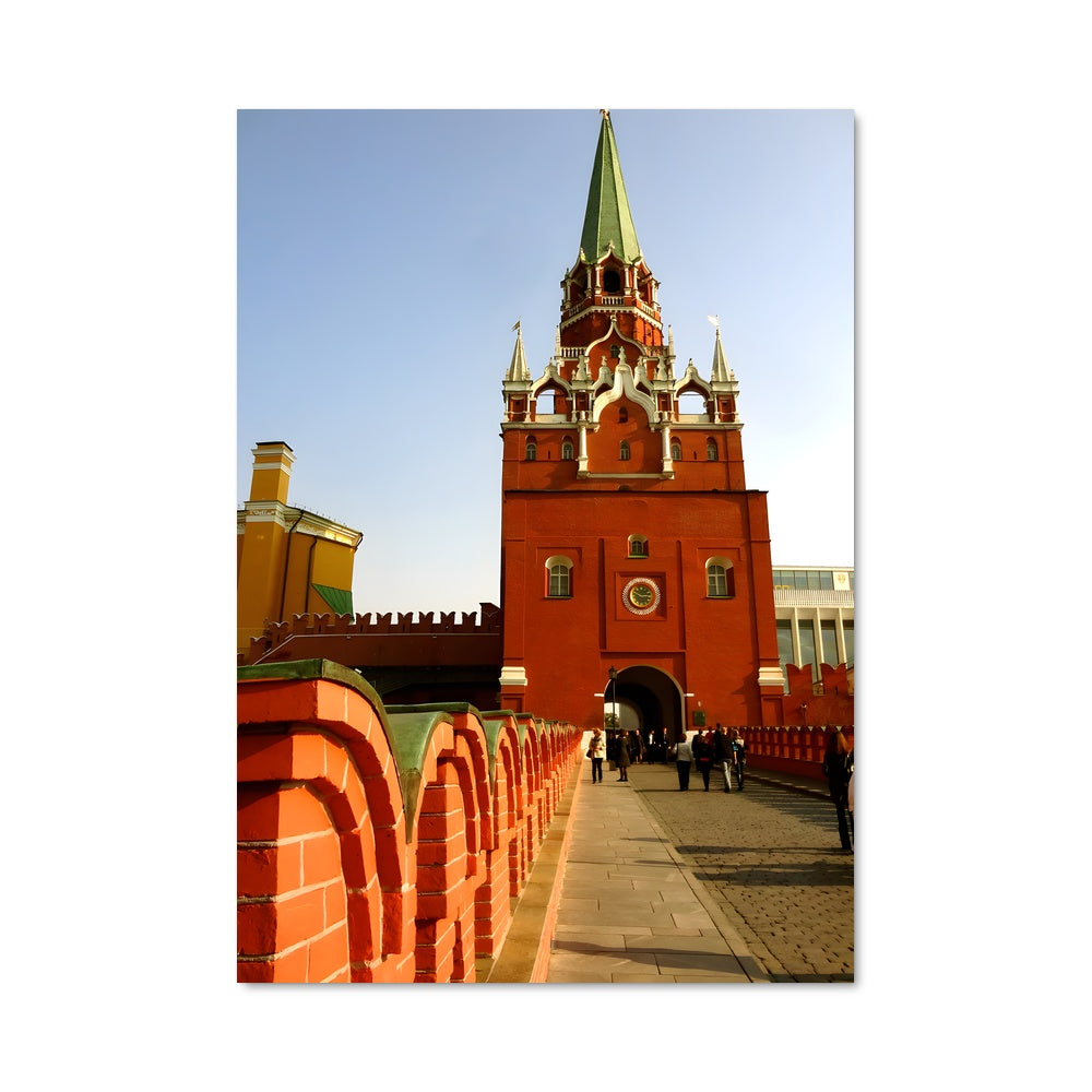 Poster Mur Rouge de Moscou