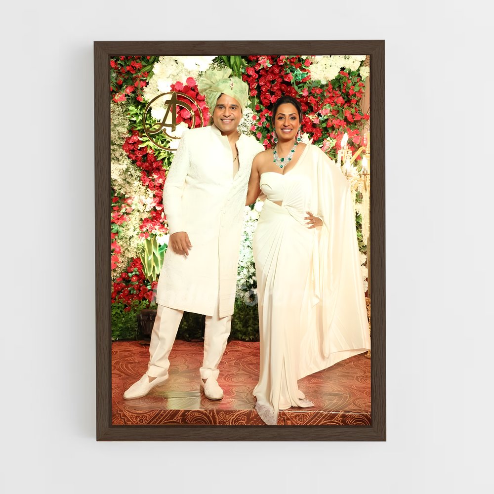 ap-krushna abhishek-1 cadre Bois foncé