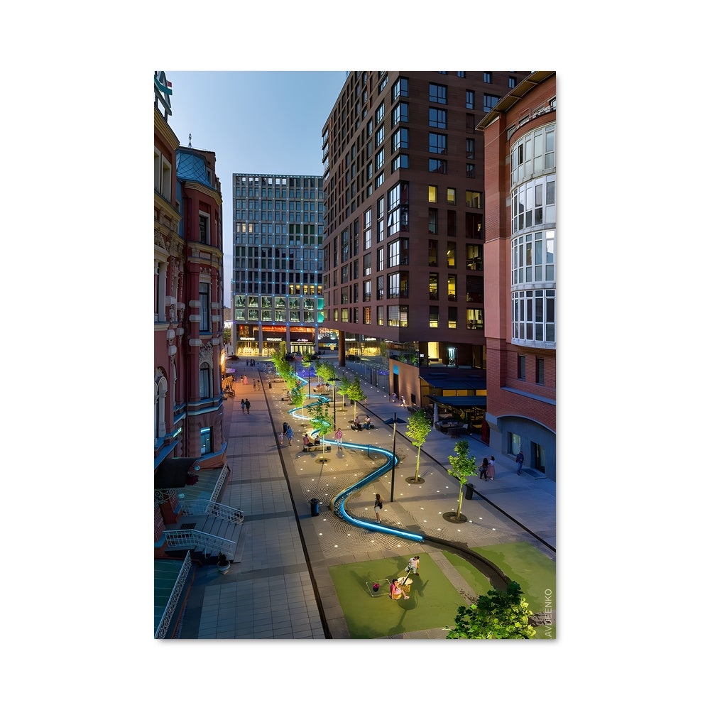 Poster Boulevard Verdoyant