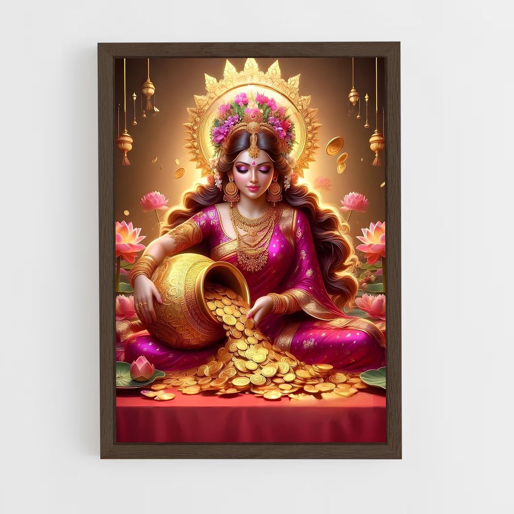 ap-lakshmi-4 cadre Bois foncé