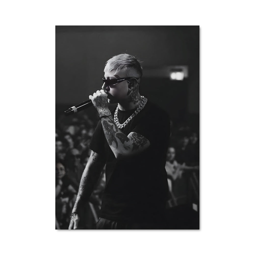 Poster Microphone & Tattoos