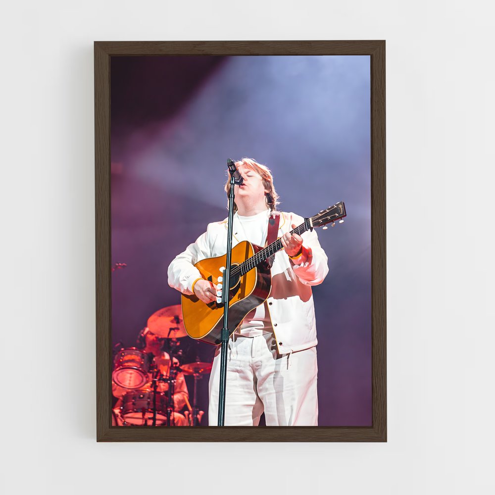 ap-lewis capaldi-2 cadre Bois foncé