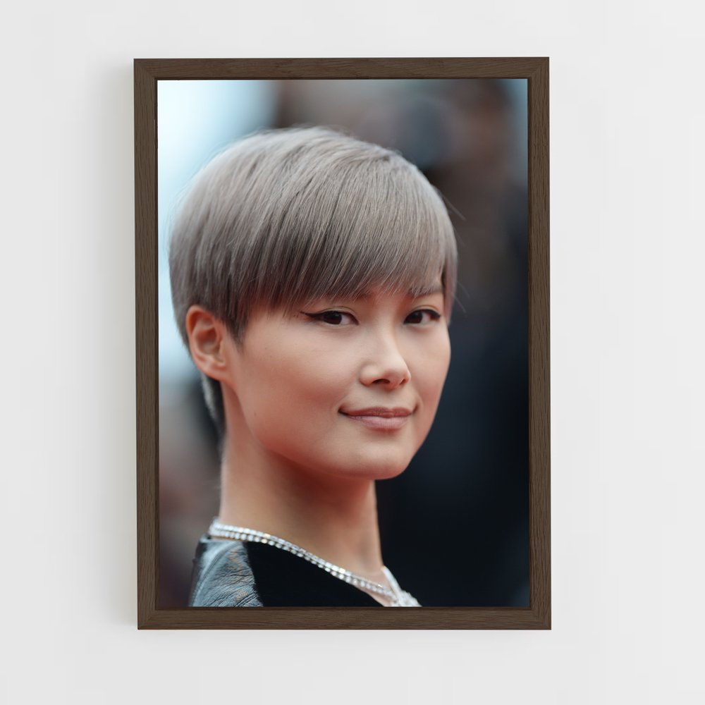 ap-li yuchun-1 cadre Bois foncé