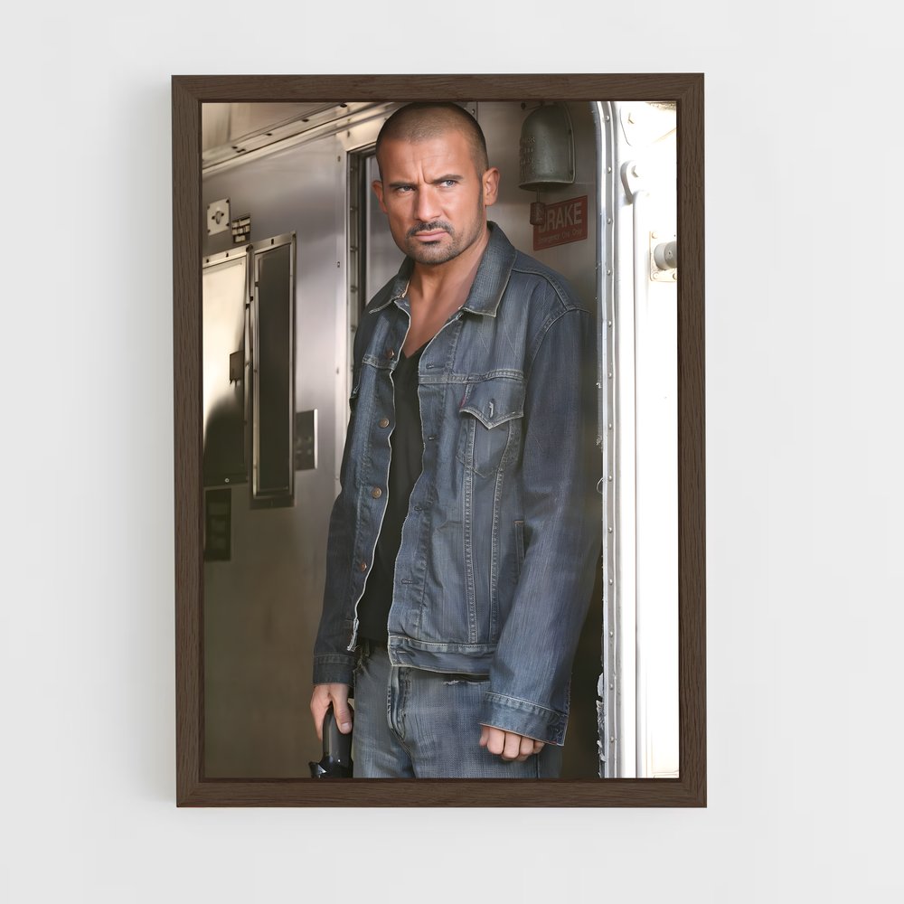 ap-lincoln burrows-3 cadre Bois foncé
