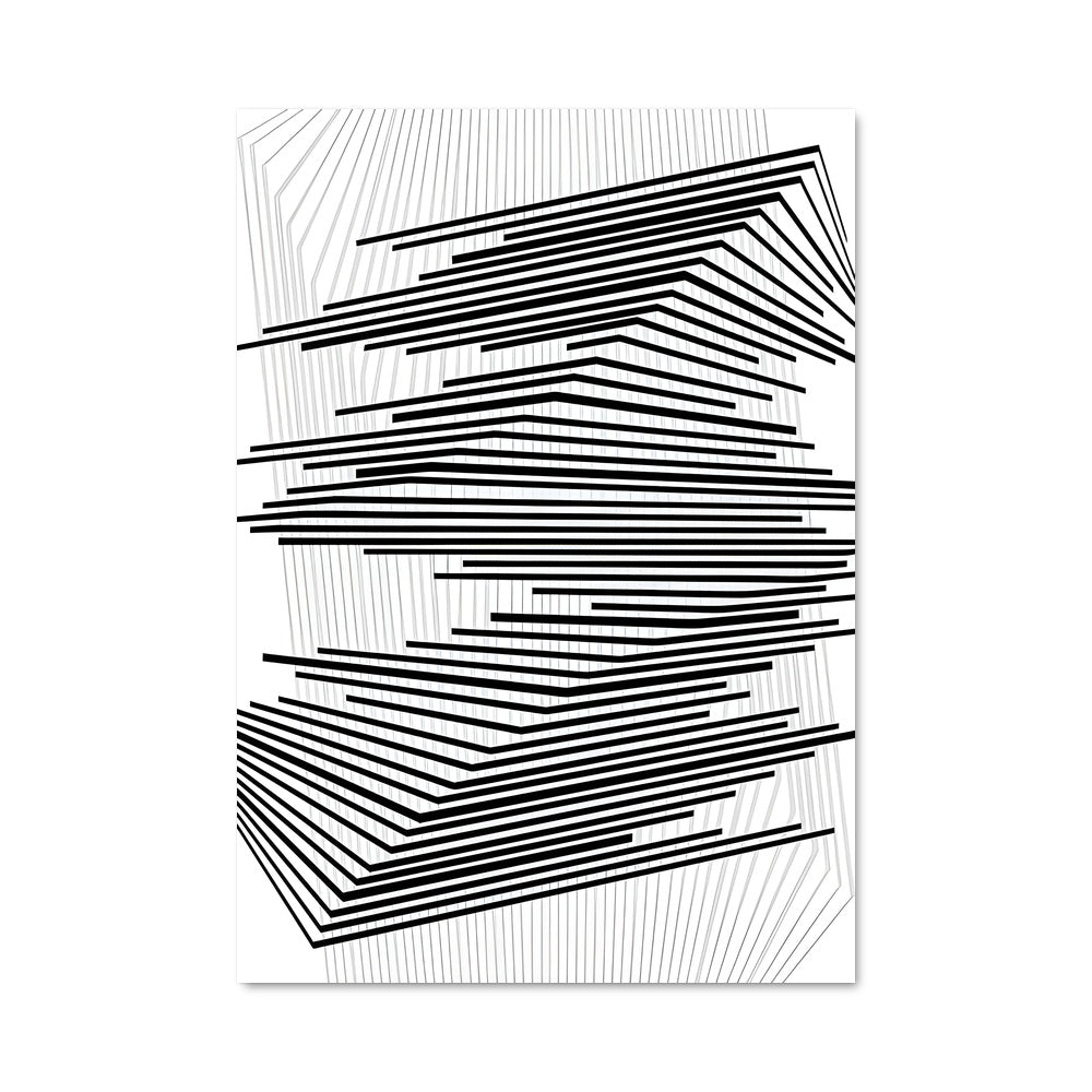 Poster Lignes Enchevêtrées
