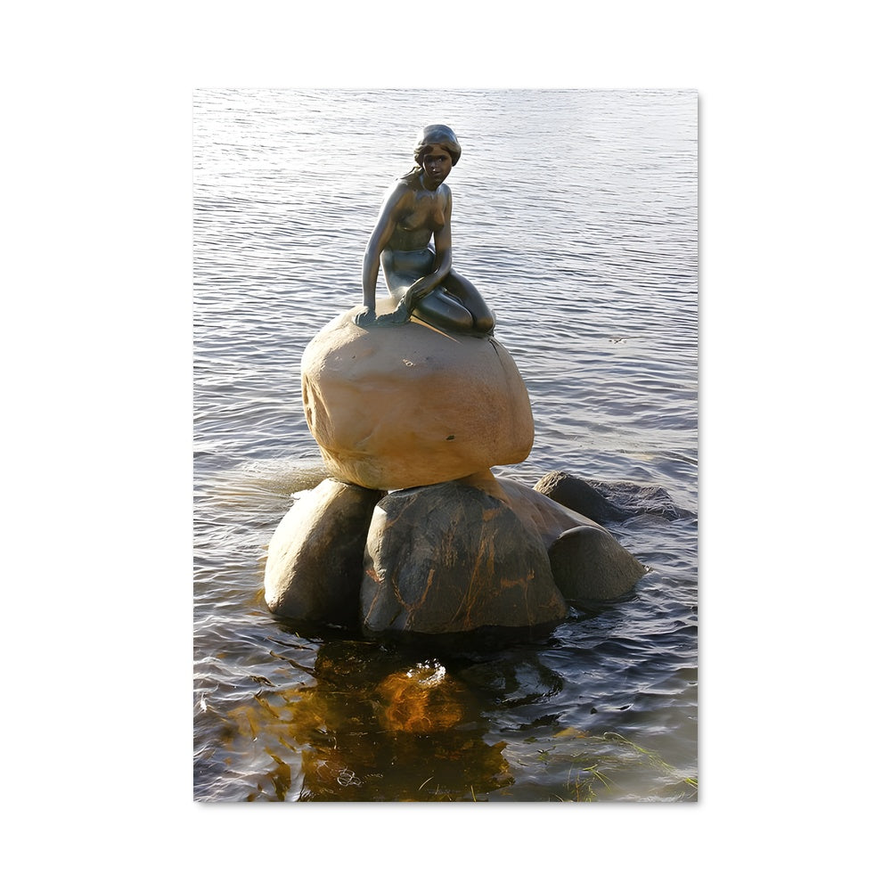 Poster Little mermaid statue 90109