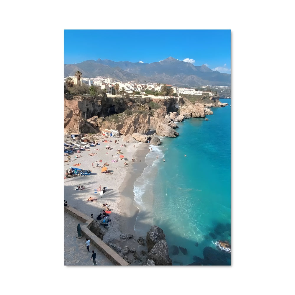 Poster Plage de Malaga