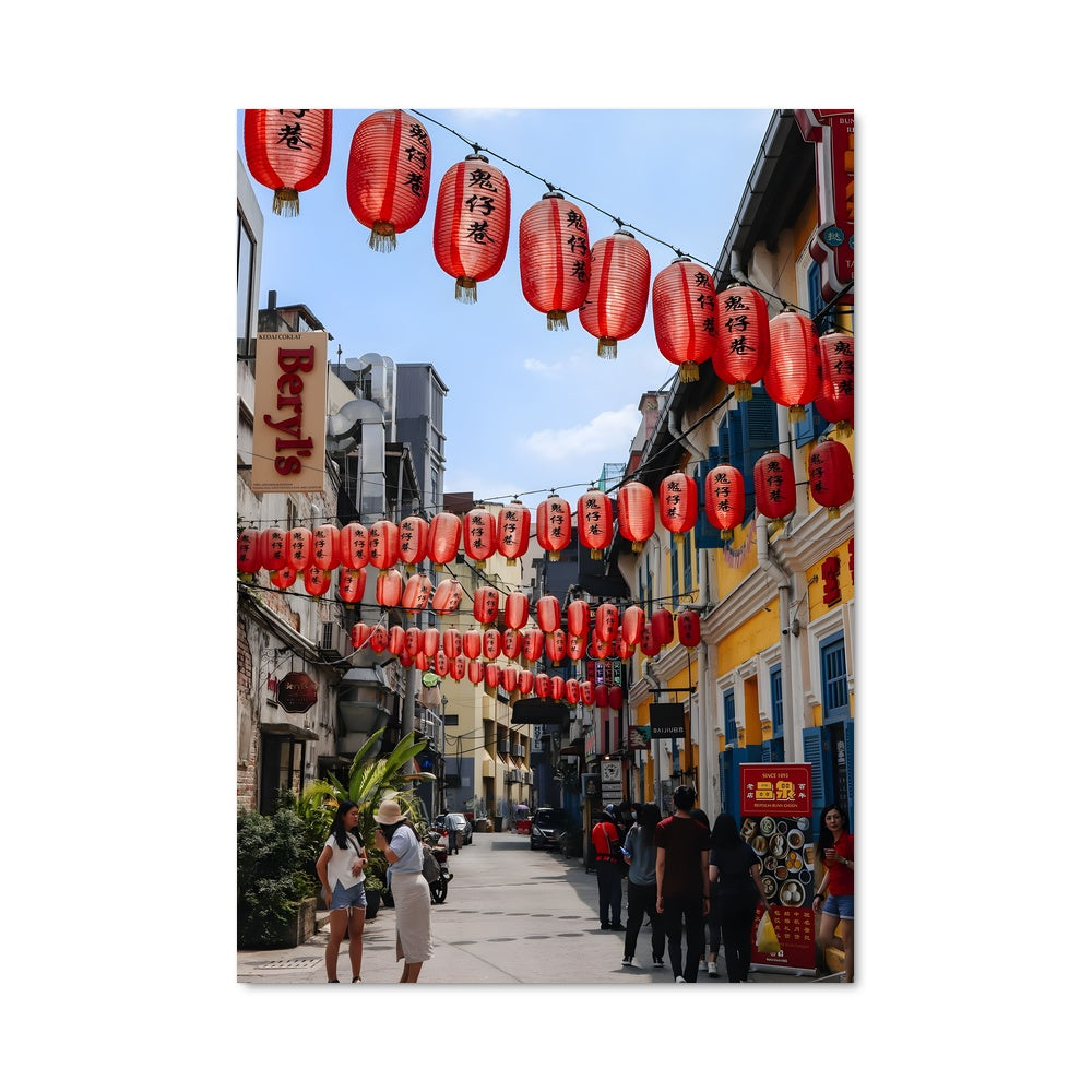 Poster Lanternes Rouges