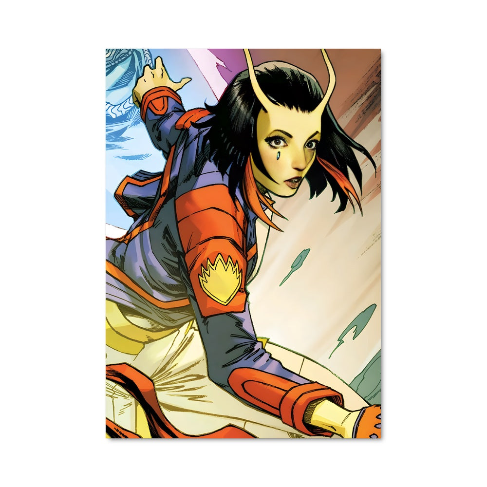 Poster Mantis Aérienne