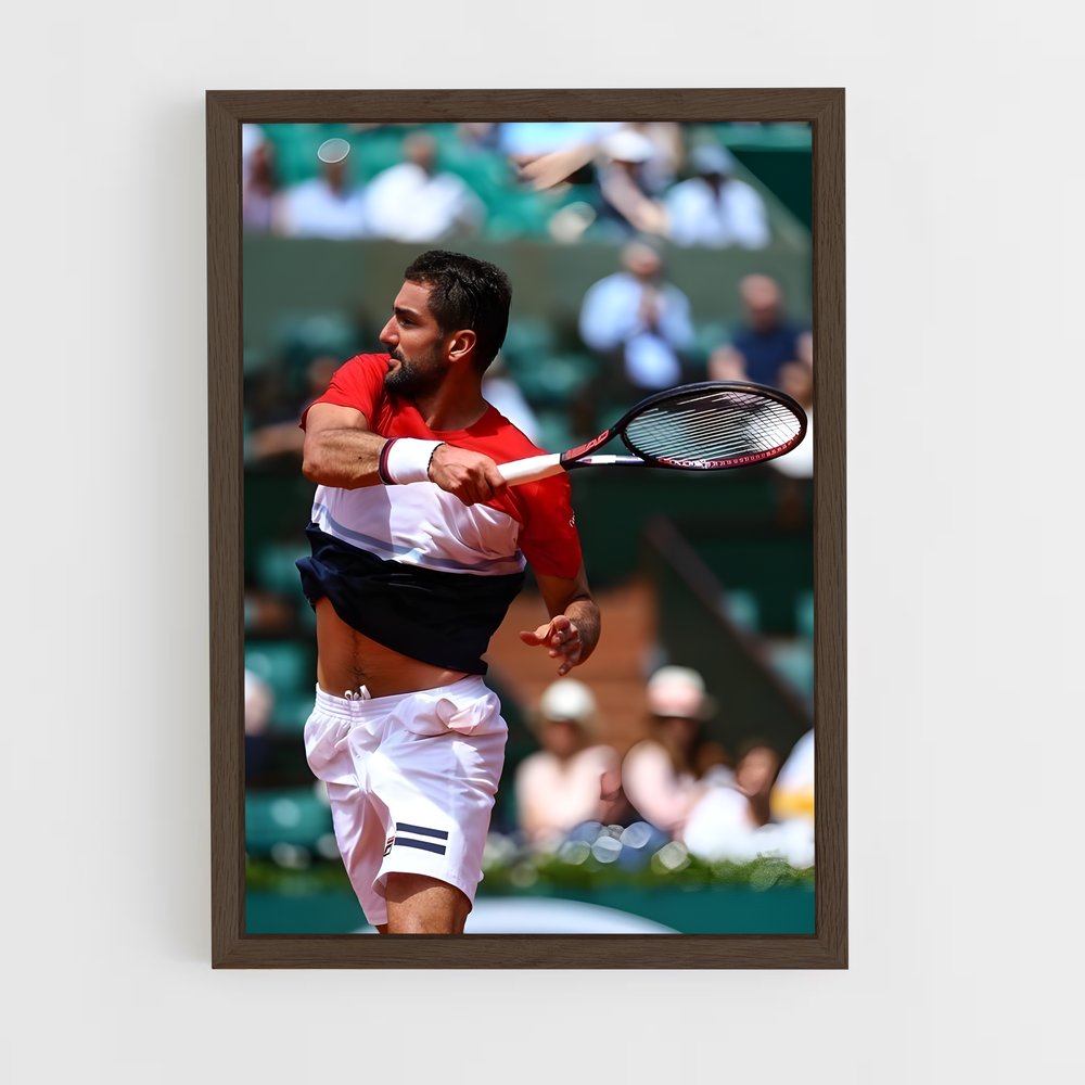 ap-marin cilic-3 cadre Bois foncé