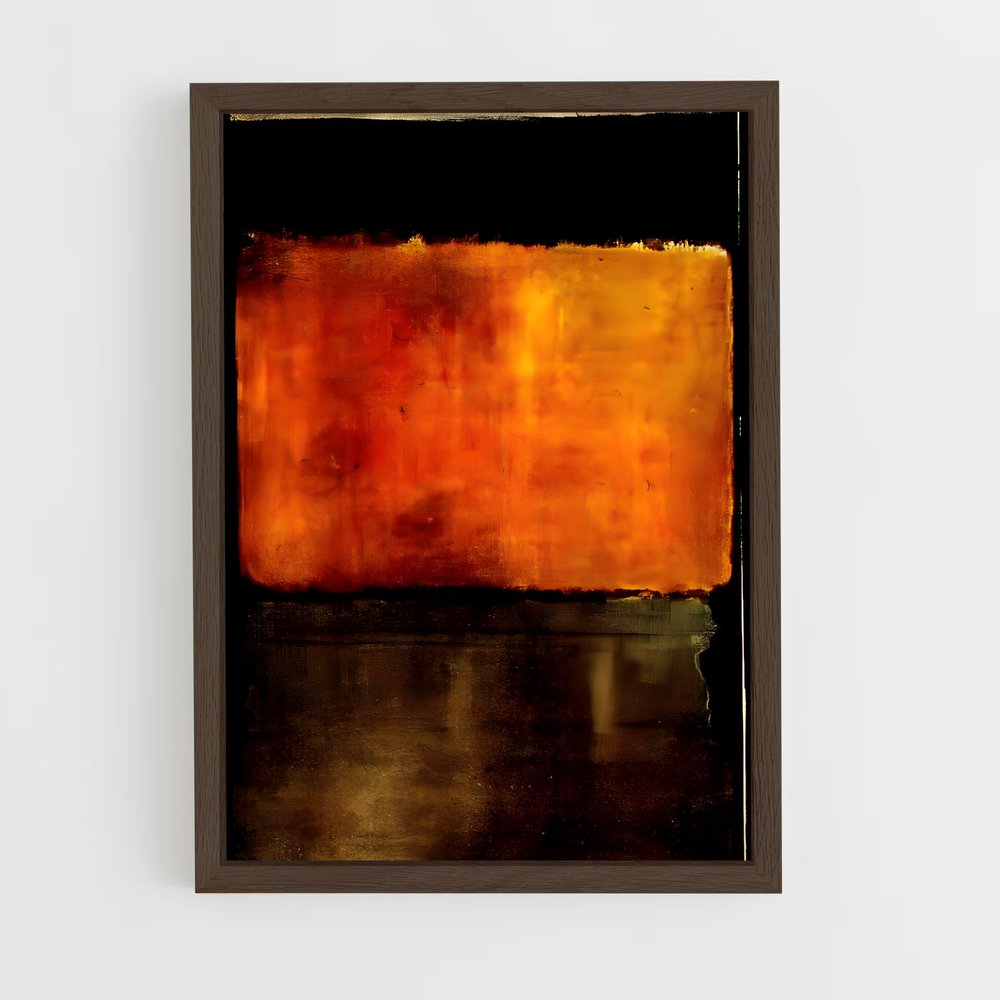 ap-mark rothko-2 cadre Bois foncé